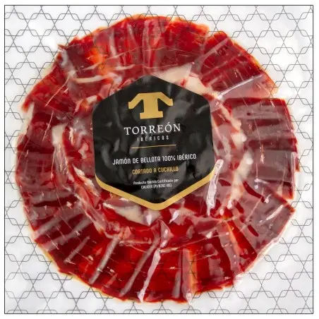Jamón de Bellota 100% Ibérico Tagliato a Coltello (Prosciutto di Ghianda Sigillo Nero)