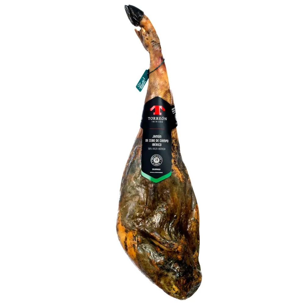 Jamón Ibérico de Cebo de Campo (Prosciutto Intero con Osso - 50% Razza Iberica - Sigillo Verde)