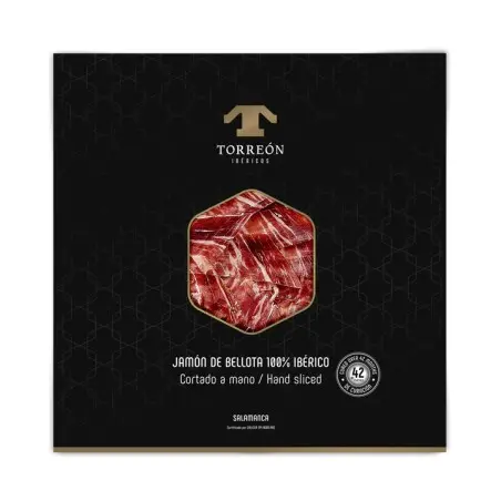 Jamón de Bellota 100% Ibérico Cut with Knife Case (Acorn Ham - Black Seal)